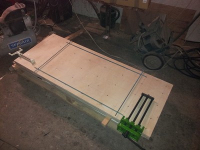 Przymiarka i rozrysowanie, co gdzie będzie