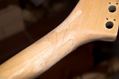 Wstępne szlifowanie.