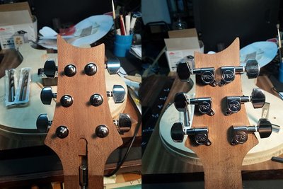 przymiarka kluczy od PRS semi-hollow SE