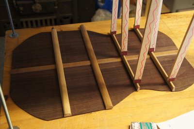 Płyta spodnia z belkami